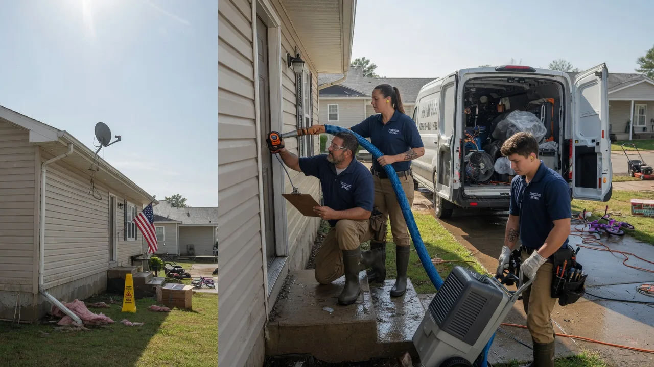 Ceiling Water Damage Restoration in Central City, PA near me